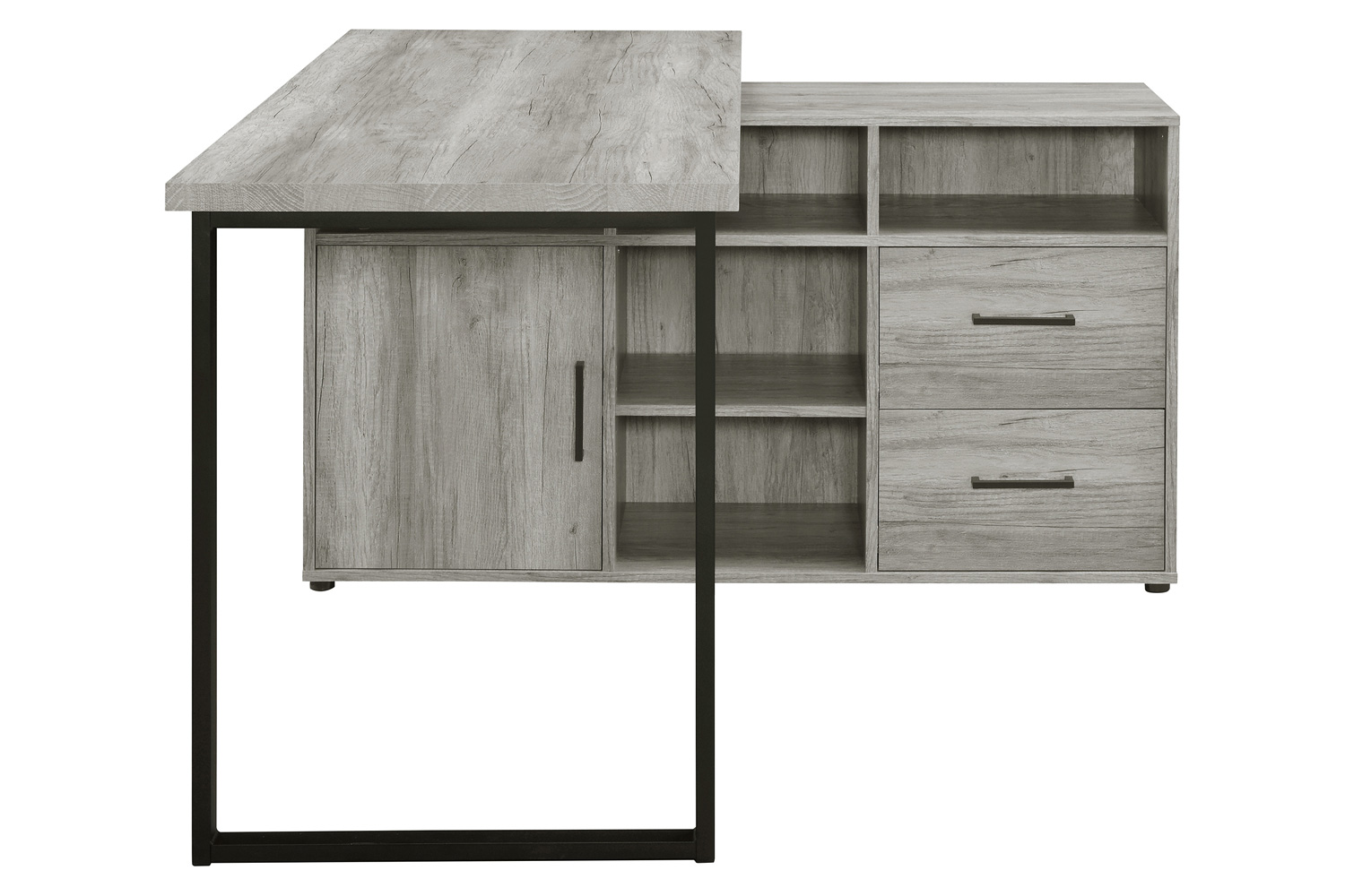 Coaster - Hertford L-Shape Office Desk with Storage