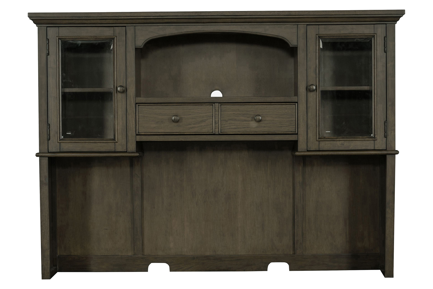 Coaster - Hartshill 2-Door Hutch With Shelves in Burnished Oak