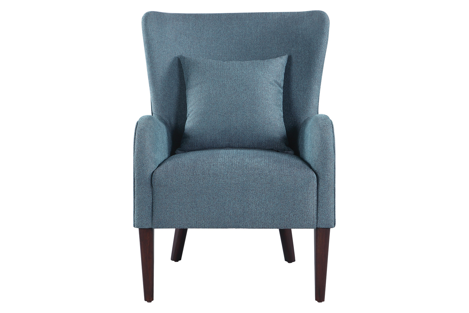 Coaster - Curved Arm Upholstered Accent Chair in Blue