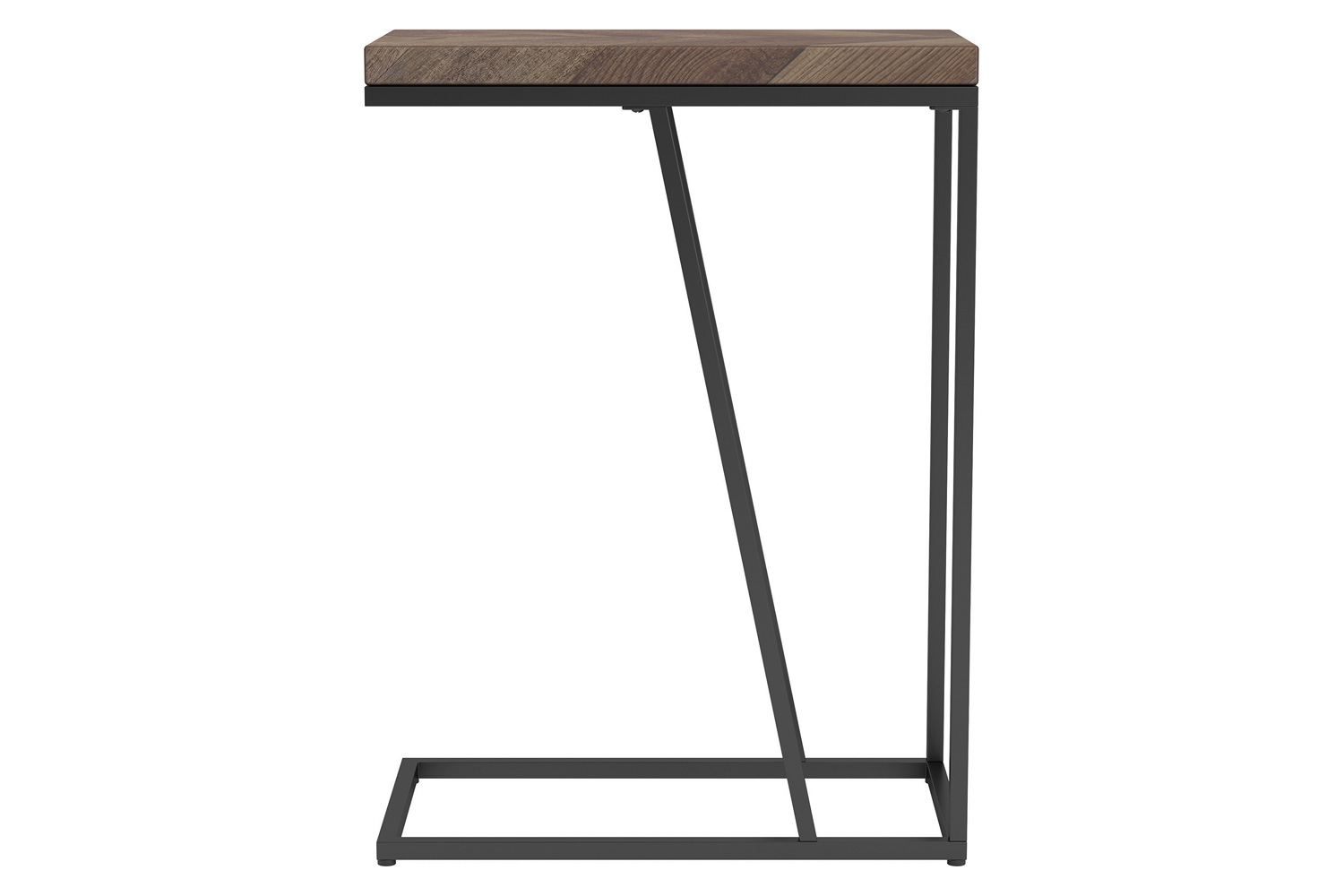 Coaster Chevron Rectangular Accent Table - Tobacco