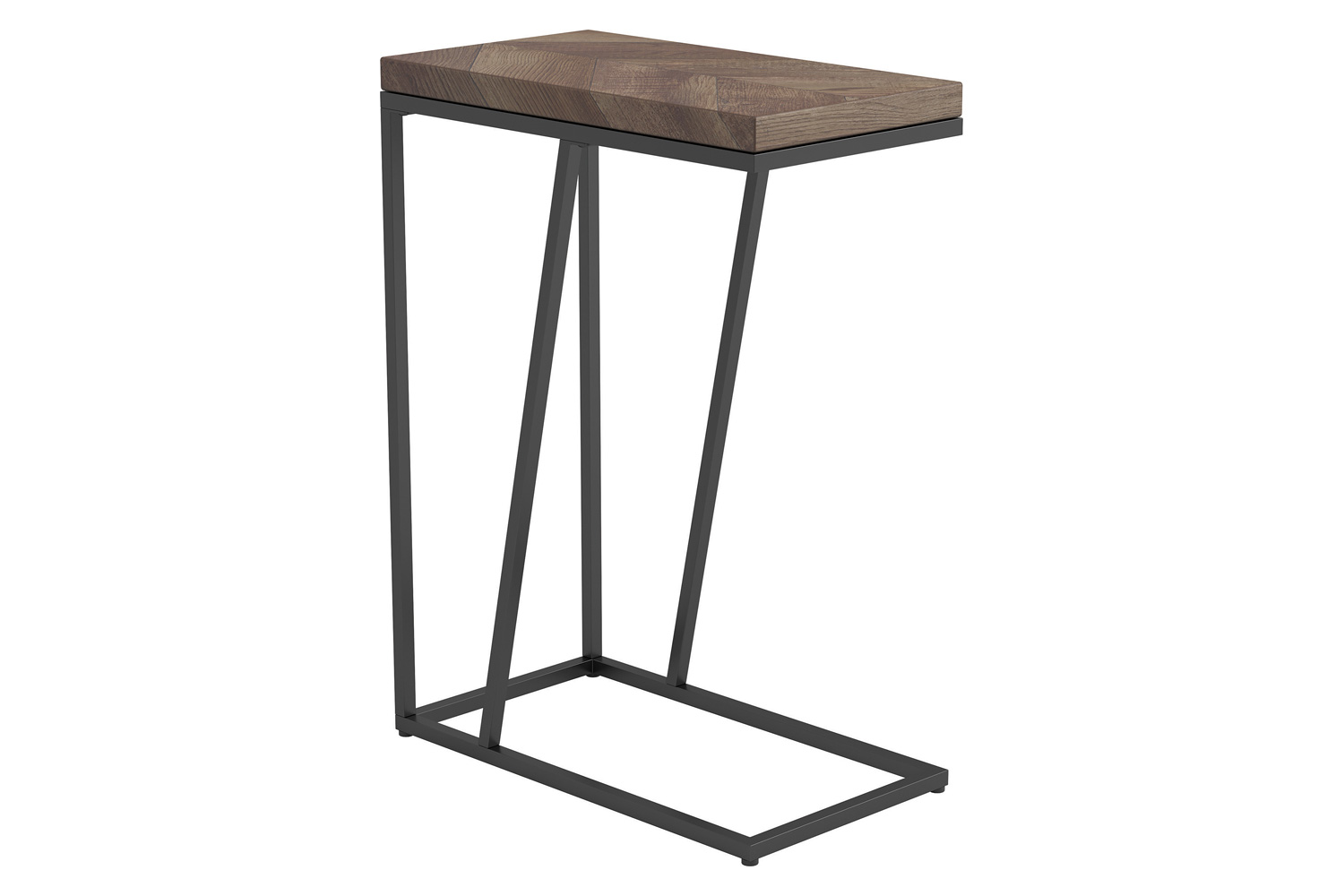 Coaster Chevron Rectangular Accent Table - Tobacco