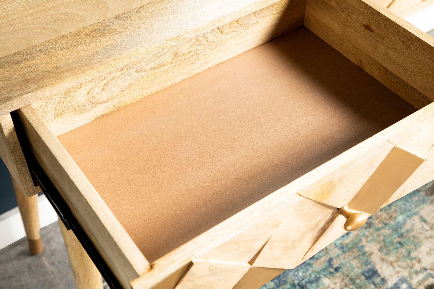 Coaster - Rectangular Storage Console Table in Natural
