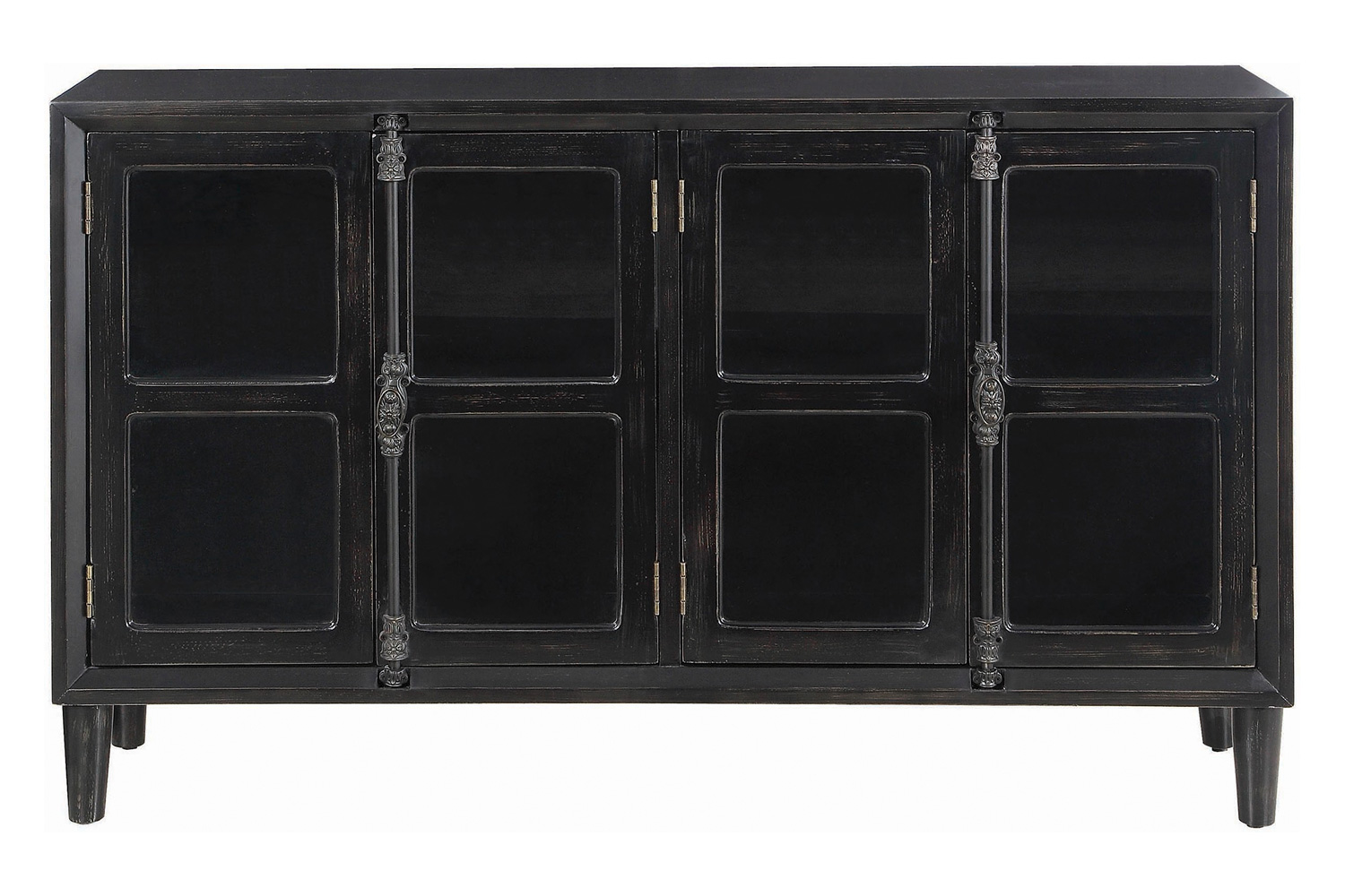 Coaster - Mapleton 4-Door Accent Cabinet in Black