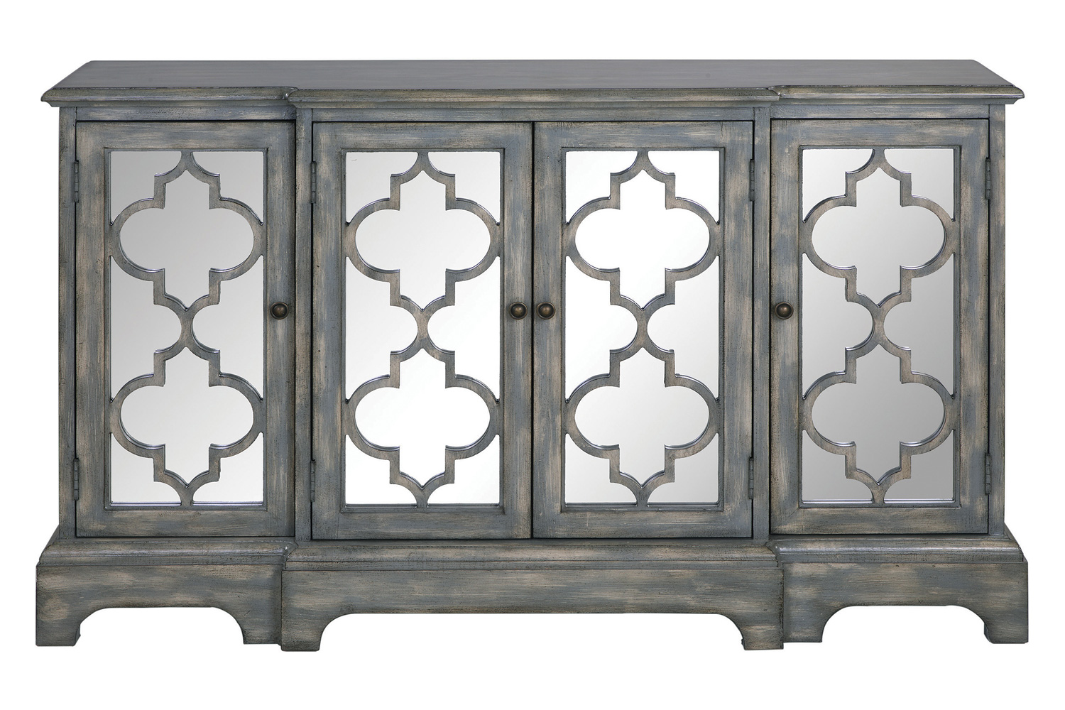 Coaster - 4-Door Accent Cabinet in Gray
