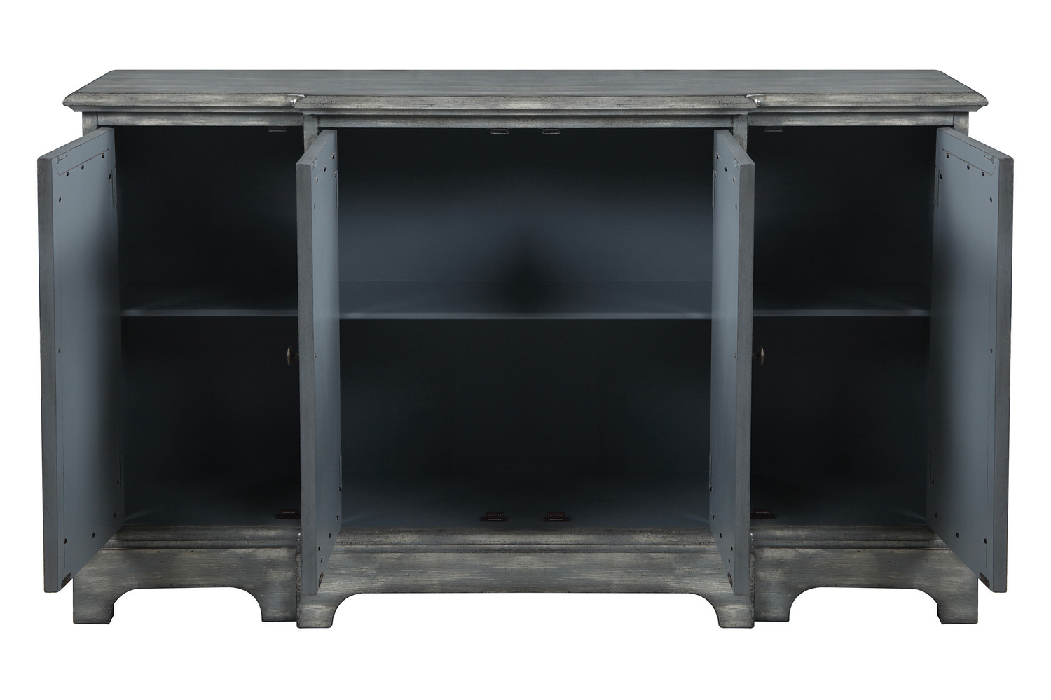 Coaster - 4-Door Accent Cabinet in Gray