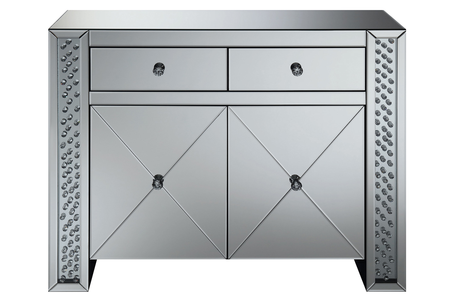 Coaster - 2-Drawer Accent Cabinet in Clear Mirror