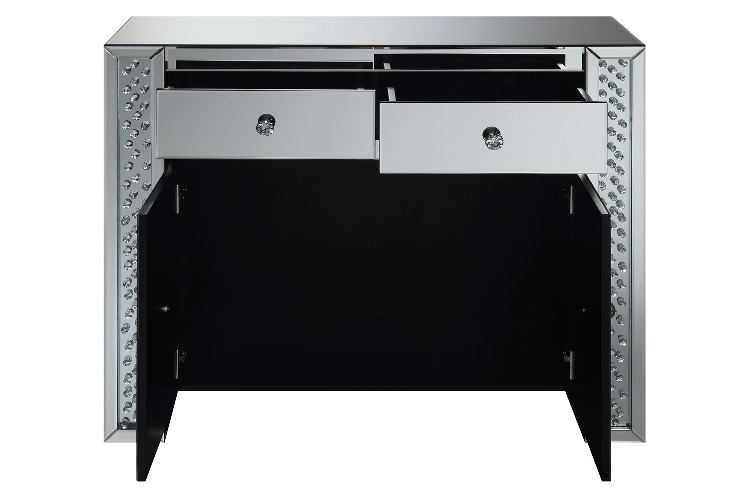 Coaster - 2-Drawer Accent Cabinet in Clear Mirror