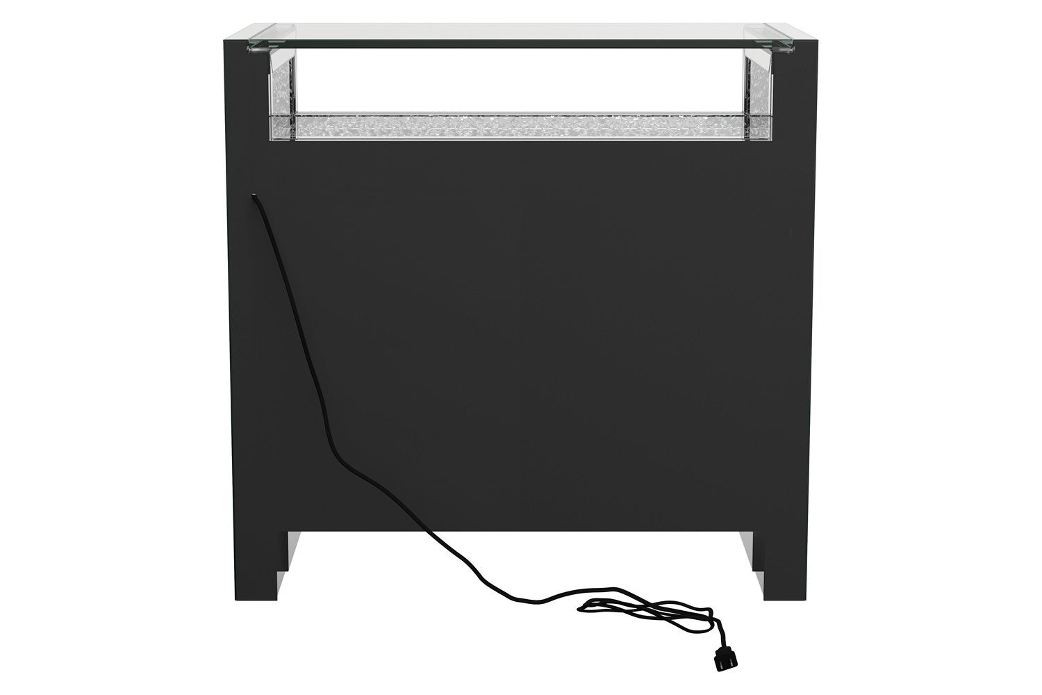 Coaster - 2-Door Accent Cabinet in Clear Mirror/Silver