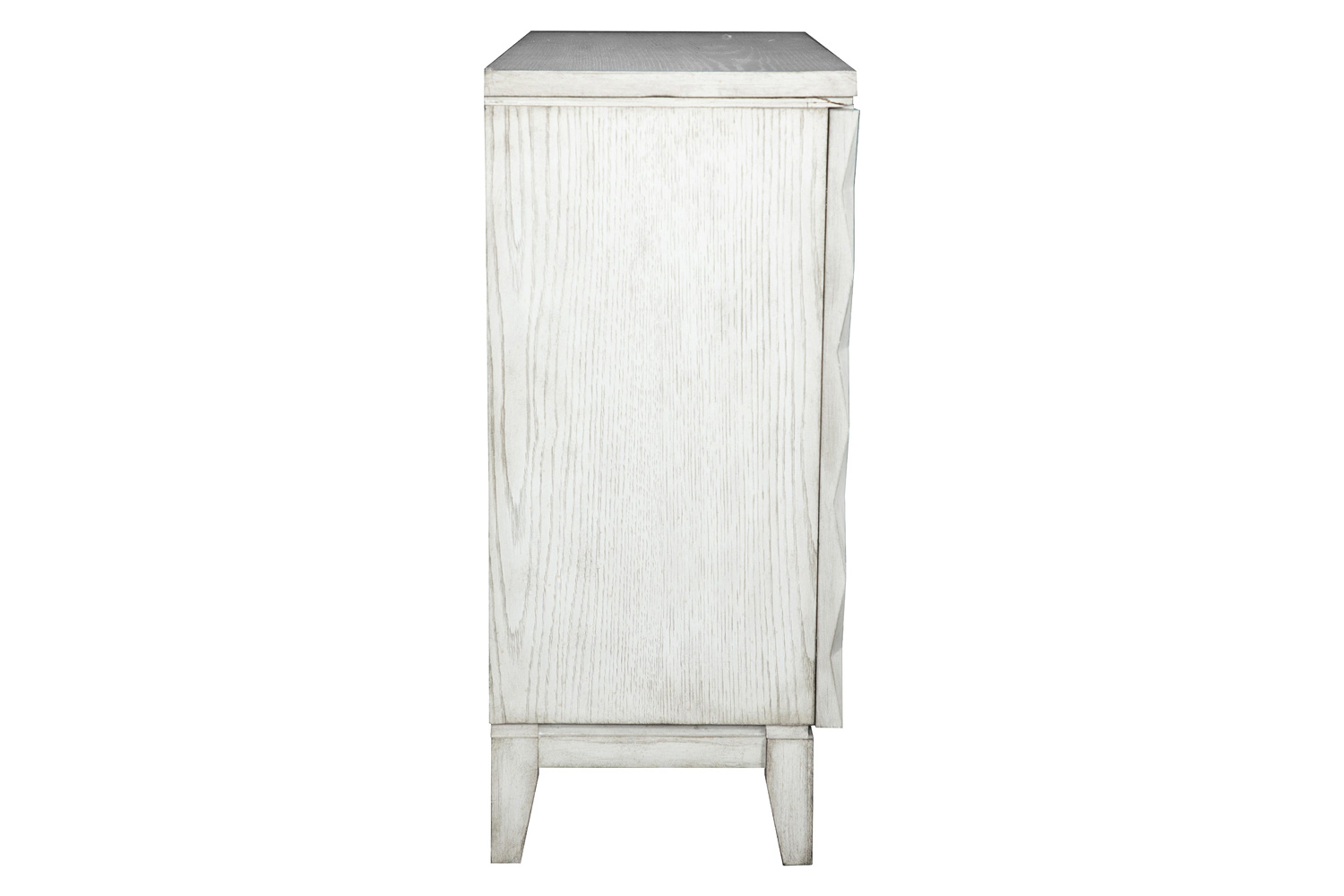 Coaster - Accent Cabinet With Carved Door in Antique White