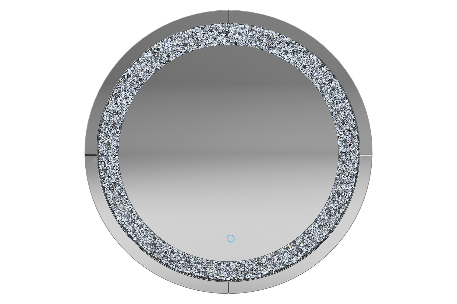 Coaster - Round Wall Mirror in Silver