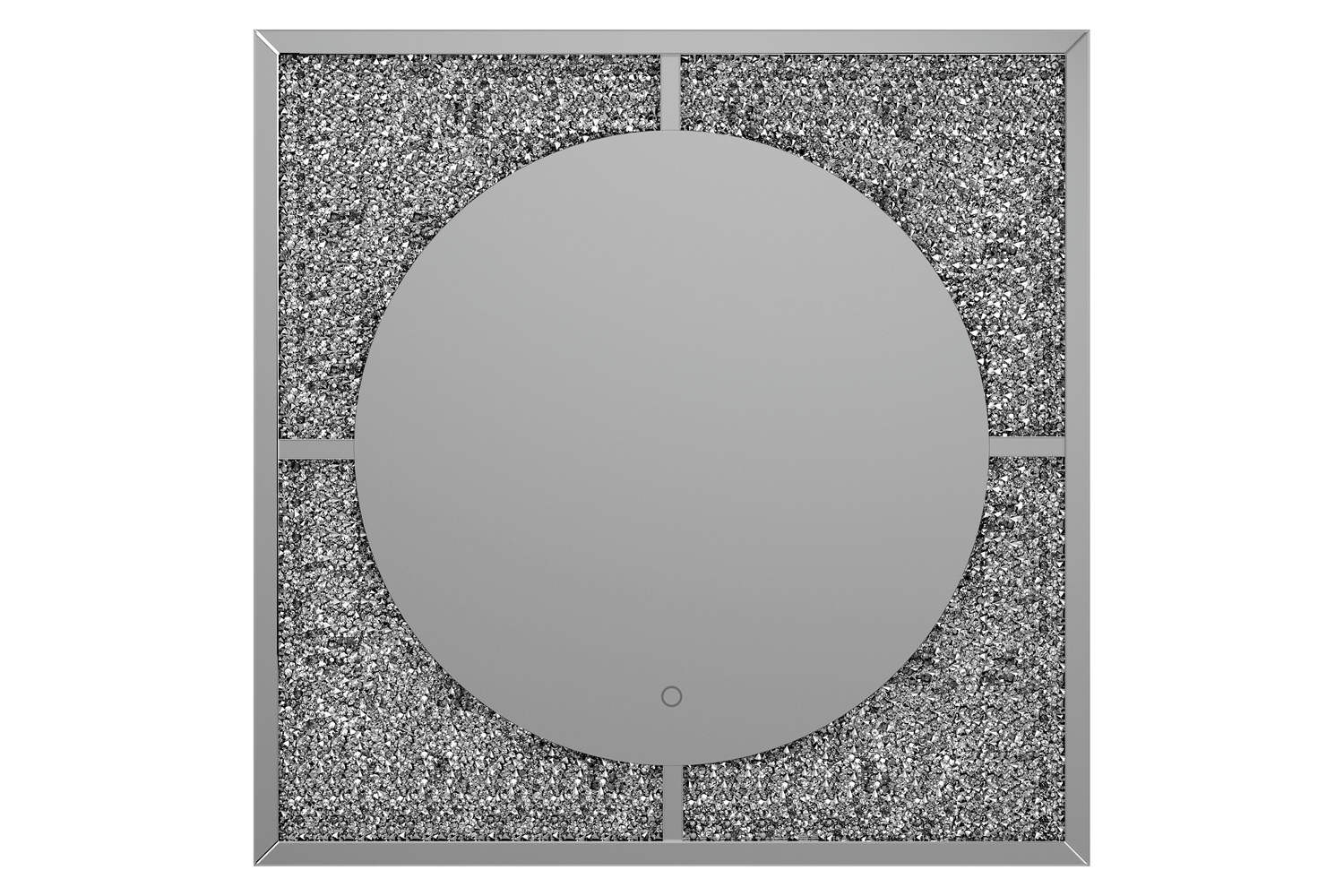 Coaster - Led Wall Mirror in Silver/Black