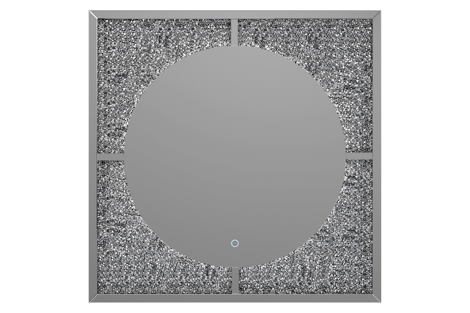 Coaster - Led Wall Mirror in Silver/Black