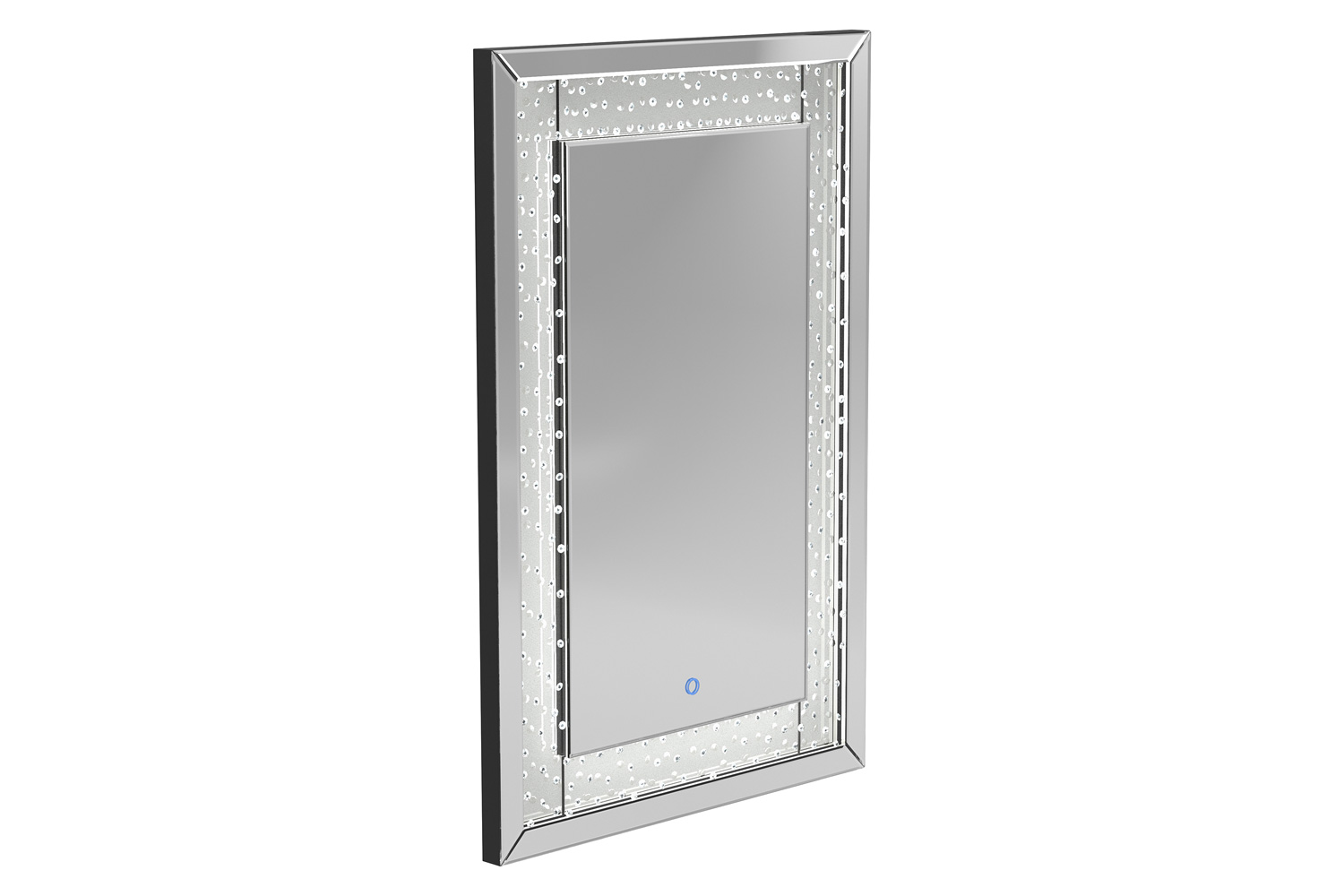 Coaster - Led Lighting Frame Mirror in Silver