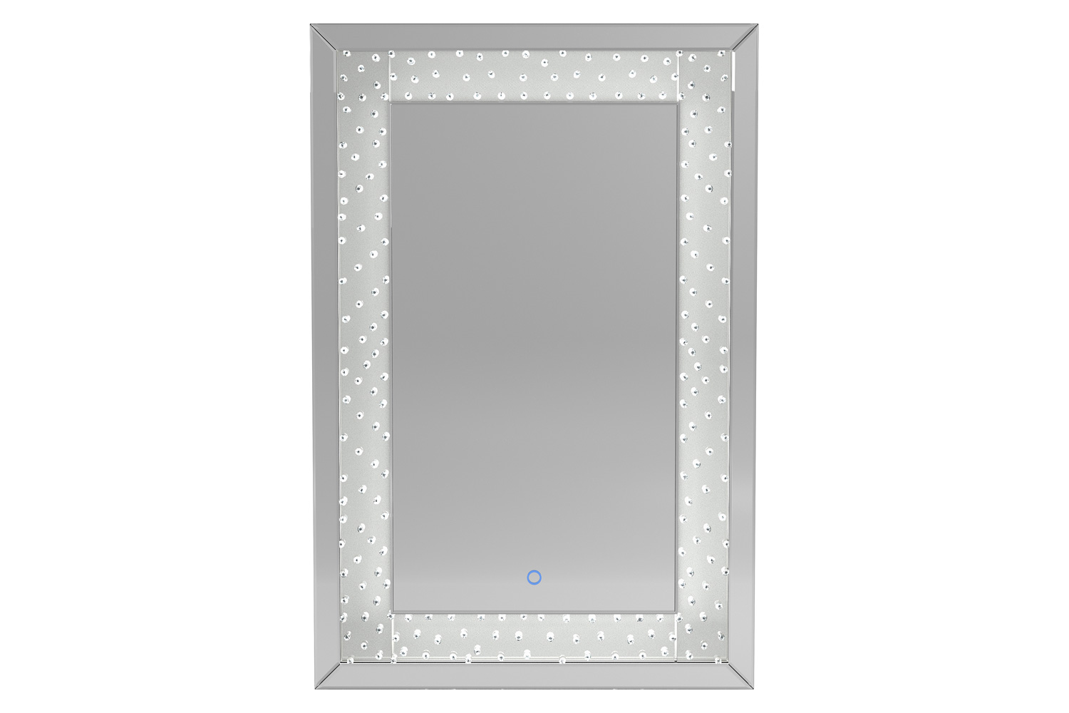 Coaster - Led Lighting Frame Mirror in Silver
