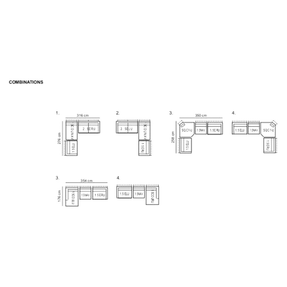 Creative Eleganto 5 Piece Sectional with Power Motion Backrests - Frost Gray, Leather