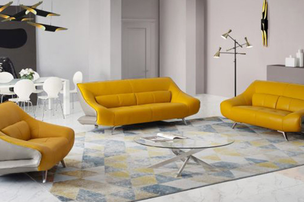 Creative Madrid Modern Sofa - Yellow
