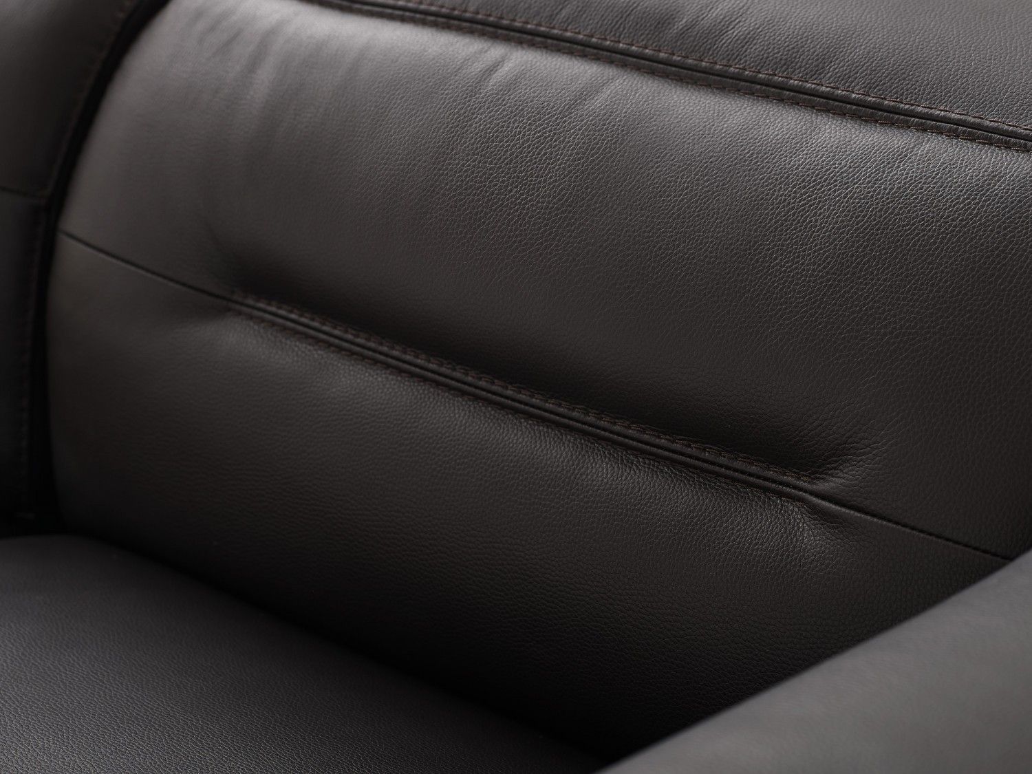 Creative Rossi Sectional with Power Recliners - Walnut, Leather