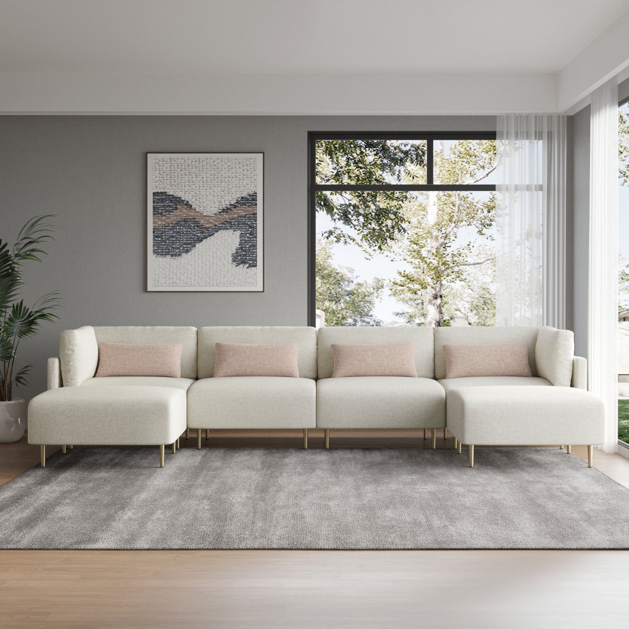 Crenus - Luna Modular Sectional Sofa