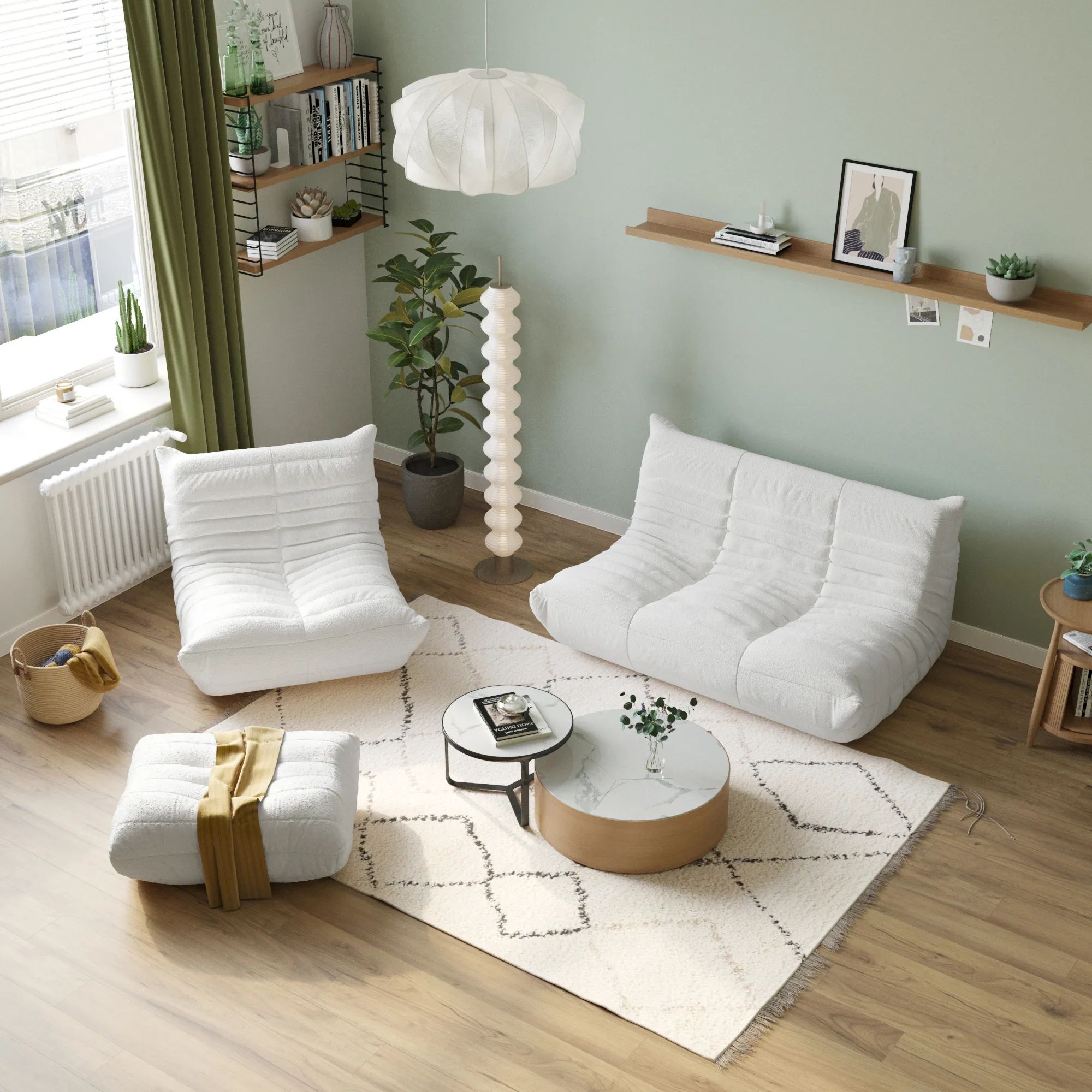 Crenus - 34.25" Caterpillar Sofa Chair