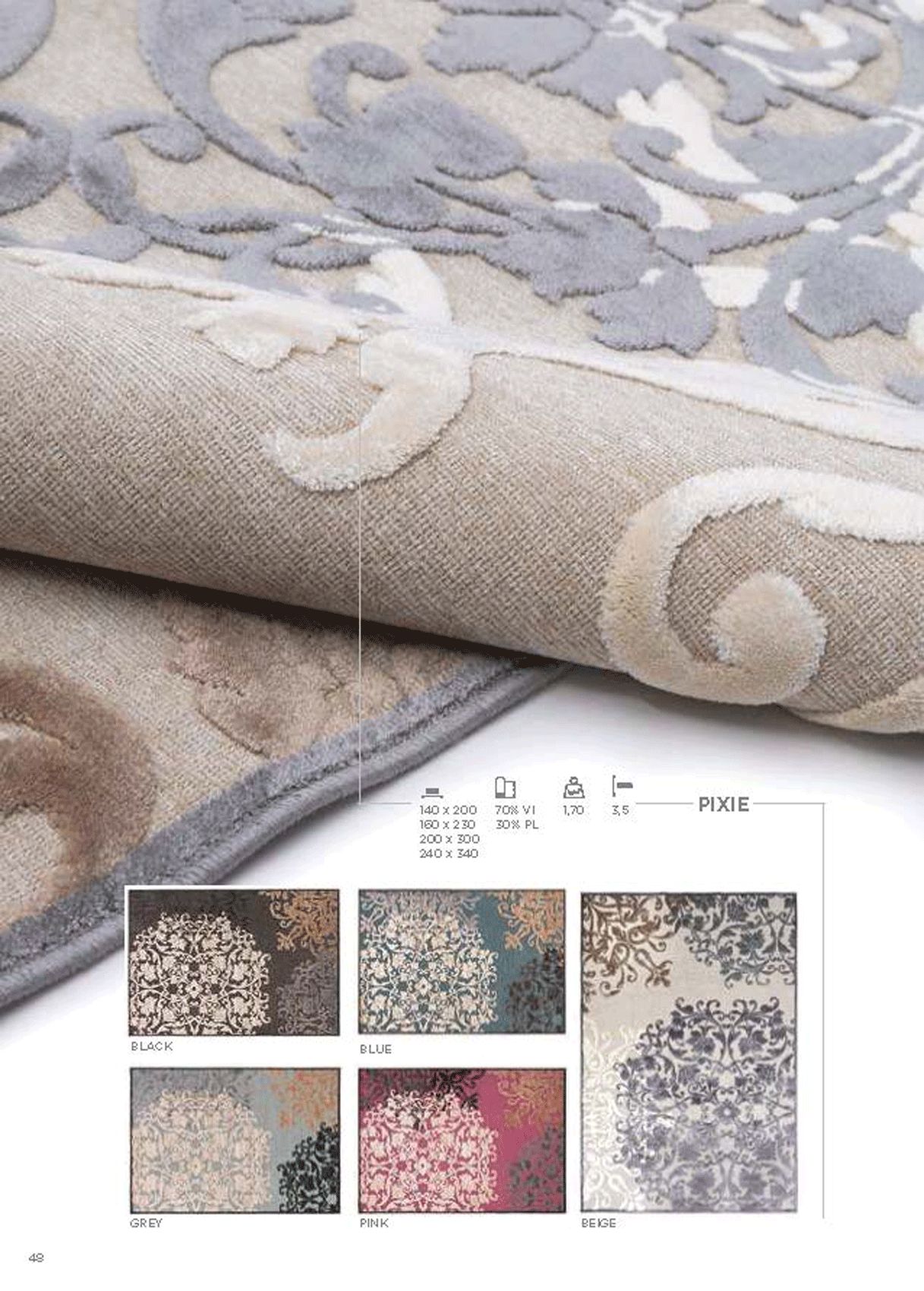 CutCut Pixie Beige Rug - 140x200
