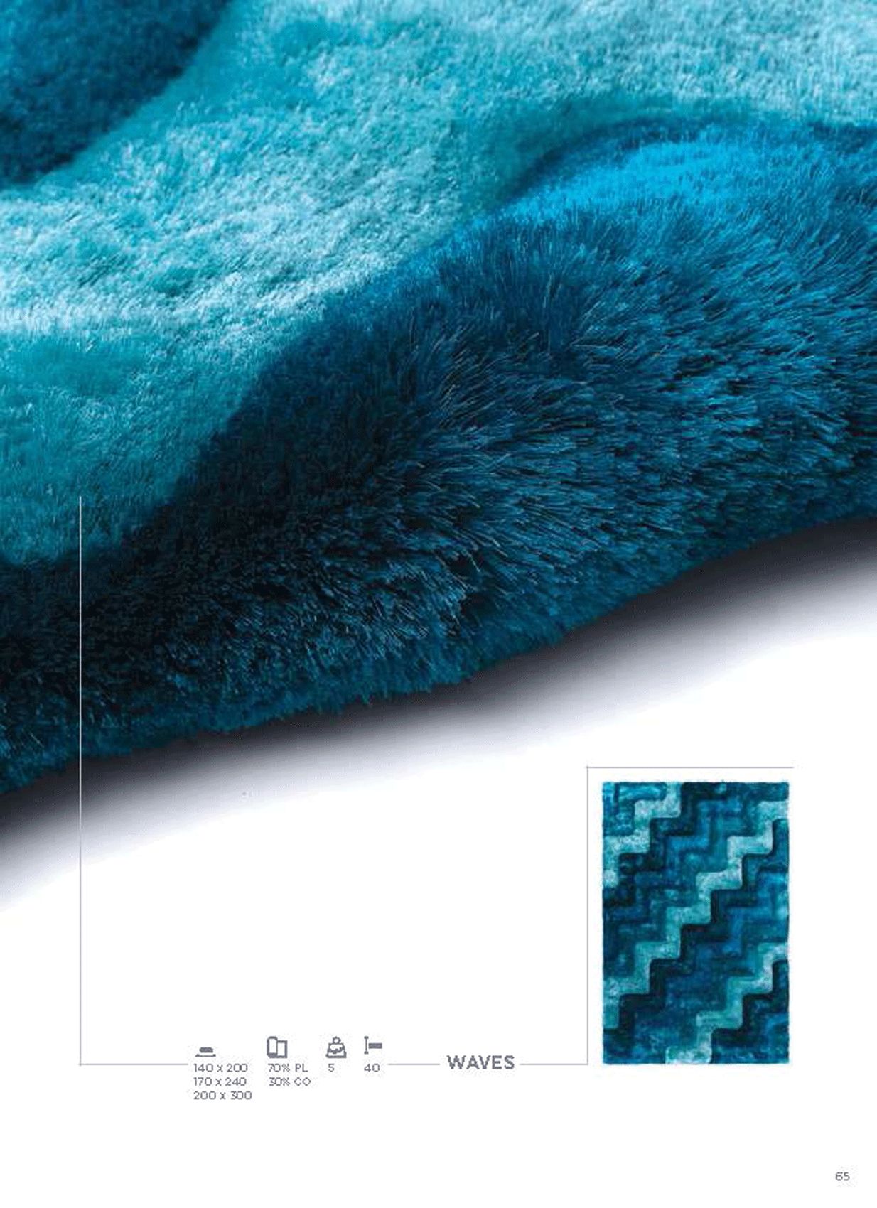 CutCut Waves Rug - 200x300