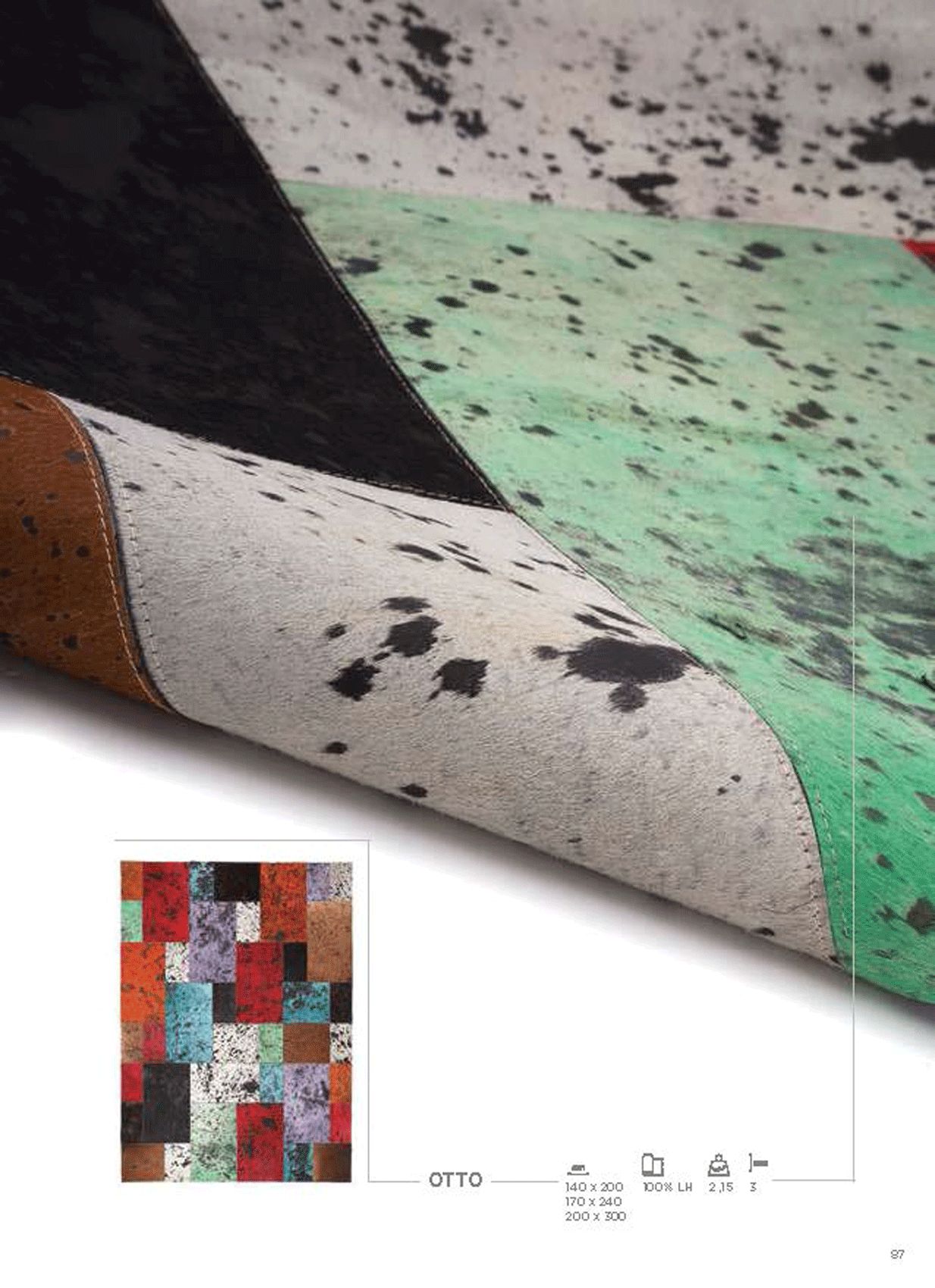 CutCut - Otto Leather Rug