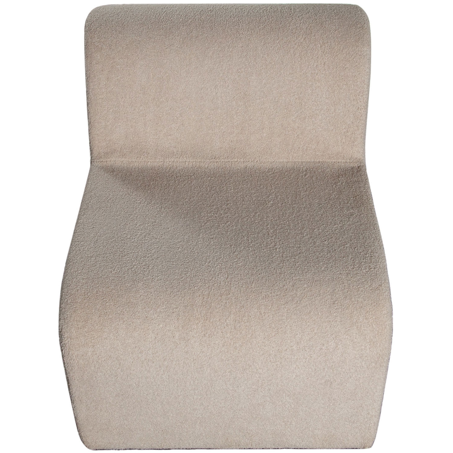 Diamond Sofa - Lana Looped Shearling Fabric Accent Chair in Camel