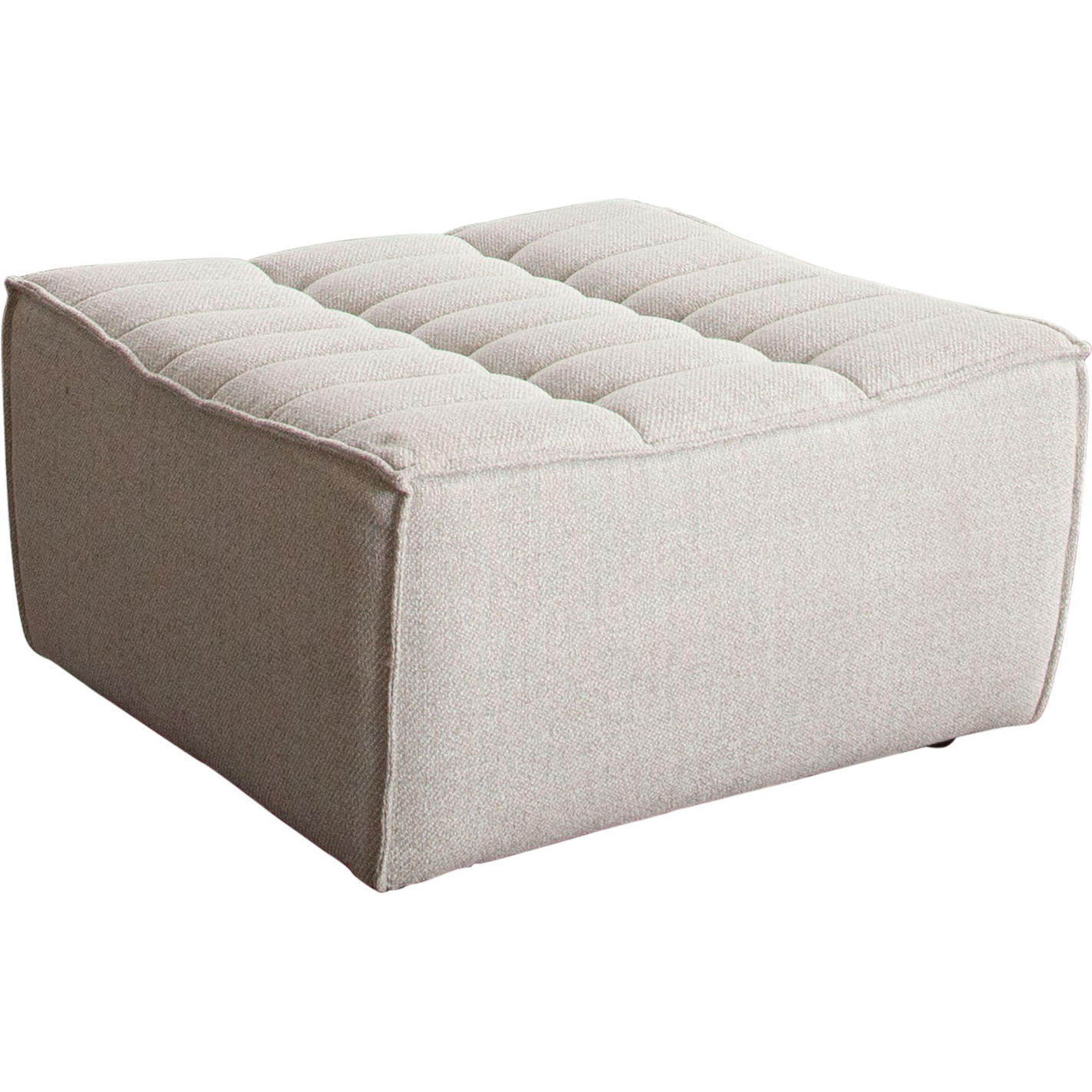 Diamond Sofa Marshall Scooped Seat Fabric Ottoman - Sand