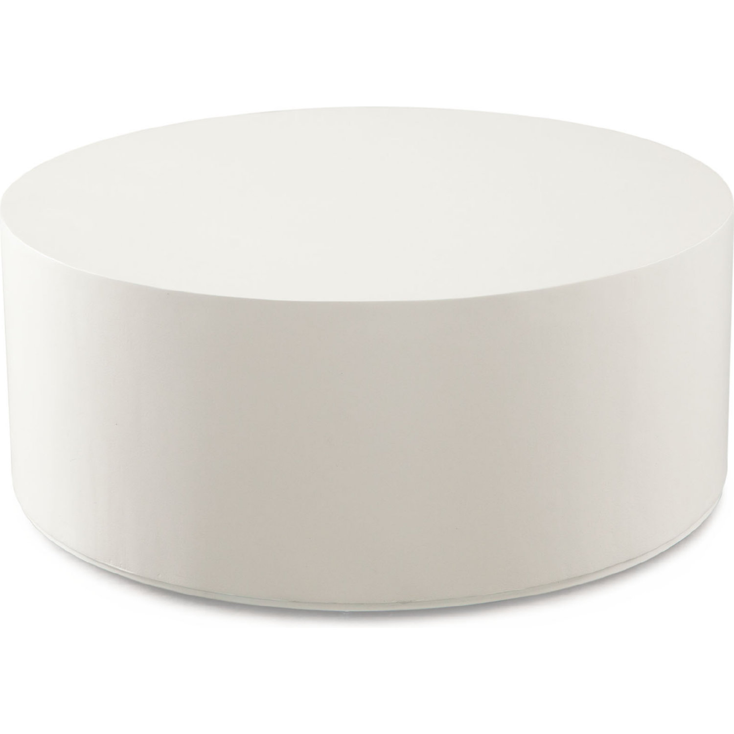 Diamond Sofa Montage Faux Cement Round Cocktail Table - Ivory