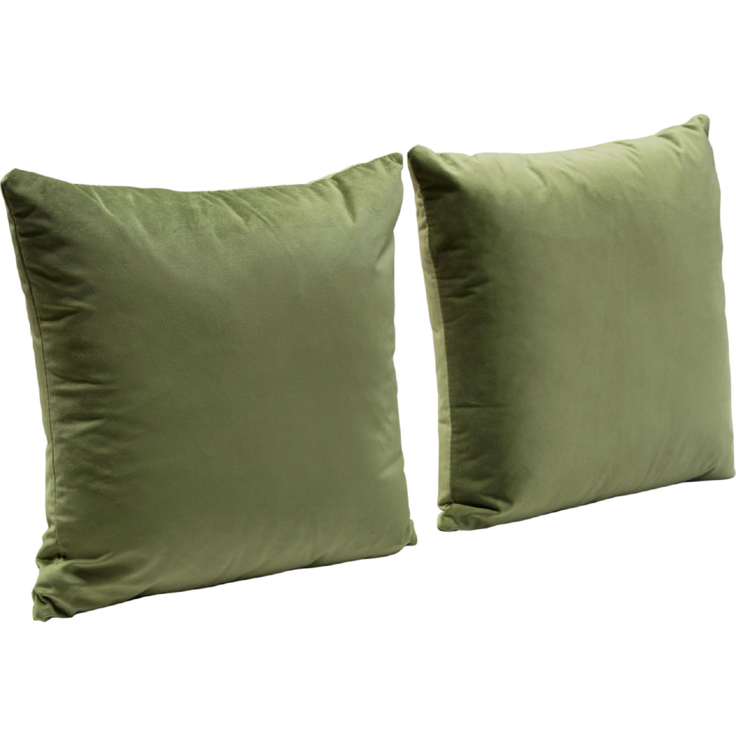 Diamond Sofa 16" Square Velvet Accent Pillows (Set of 2) - Sage Green