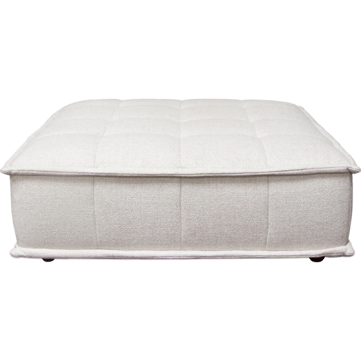 Diamond Sofa - Platform Square Fabric Modular Lounger with Bolstered Non-Skid Backrest