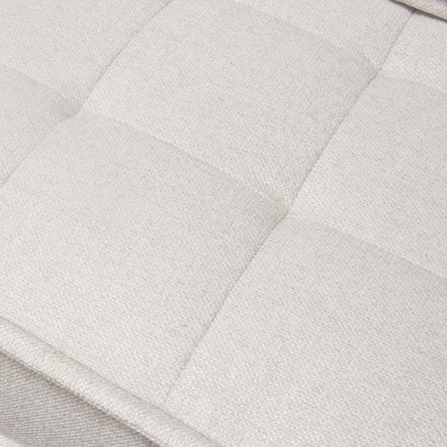 Diamond Sofa Platform Square Fabric Modular Lounger with Bolstered Non-Skid Backrest - Light Sand