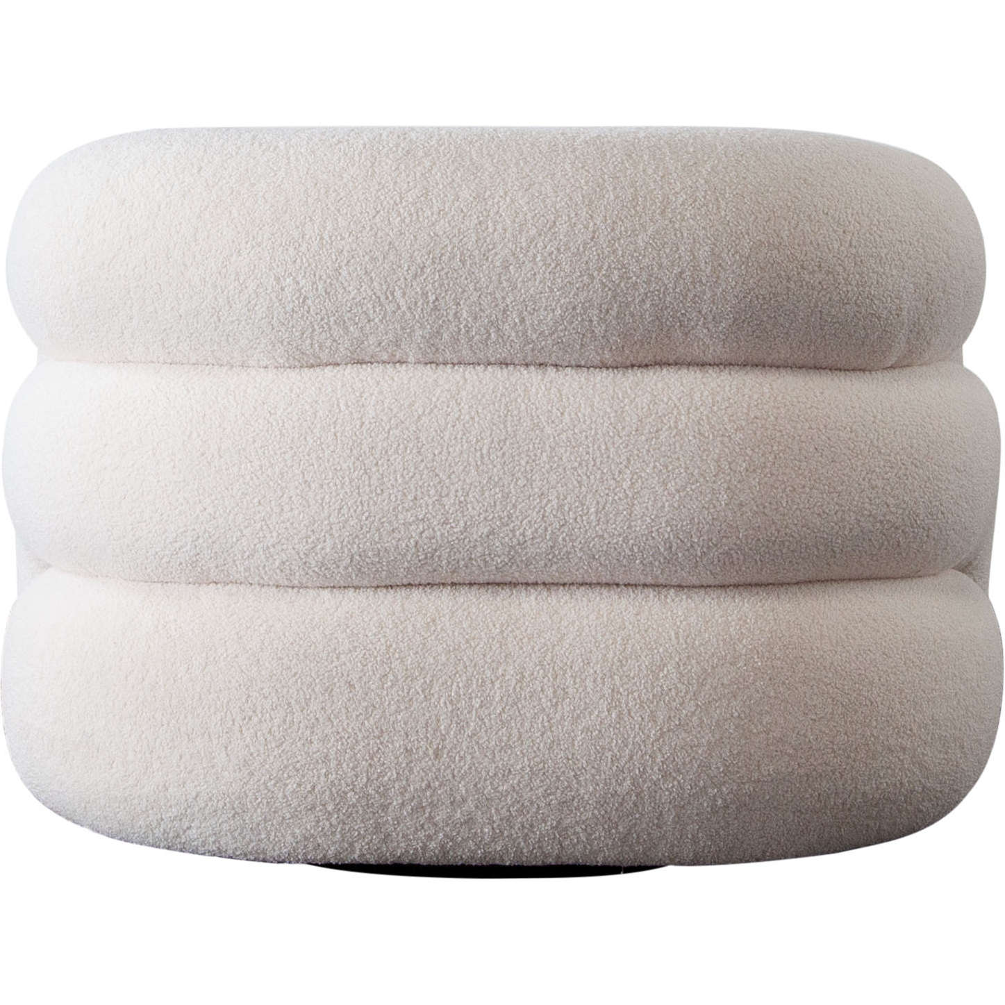 Diamond Sofa - Quantum Sherpa Swivel Accent Chair in Ivory