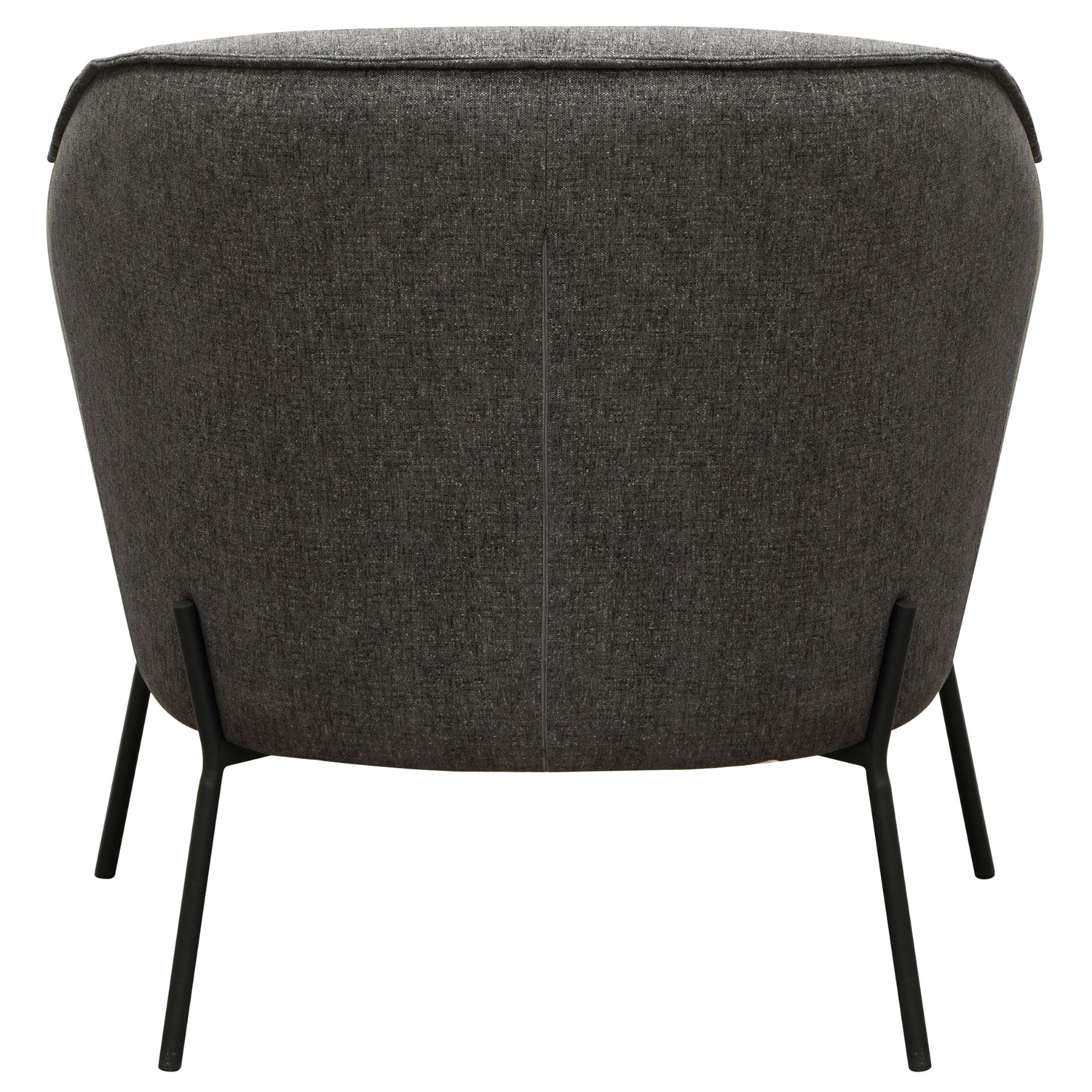Diamond Sofa Status Fabric Accent Chair with Metal Leg - Gray