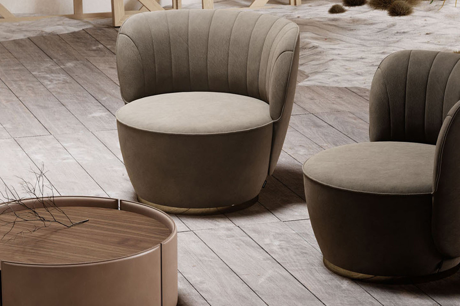 Domkapa - Pearl Armchair Swivel