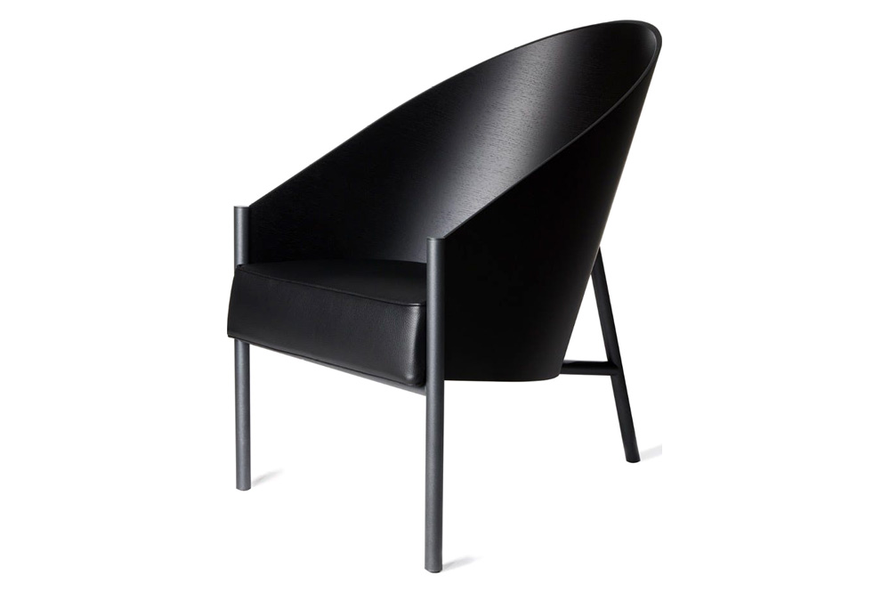 Driade Pratfall Solid Armchair - Black/Anthracite