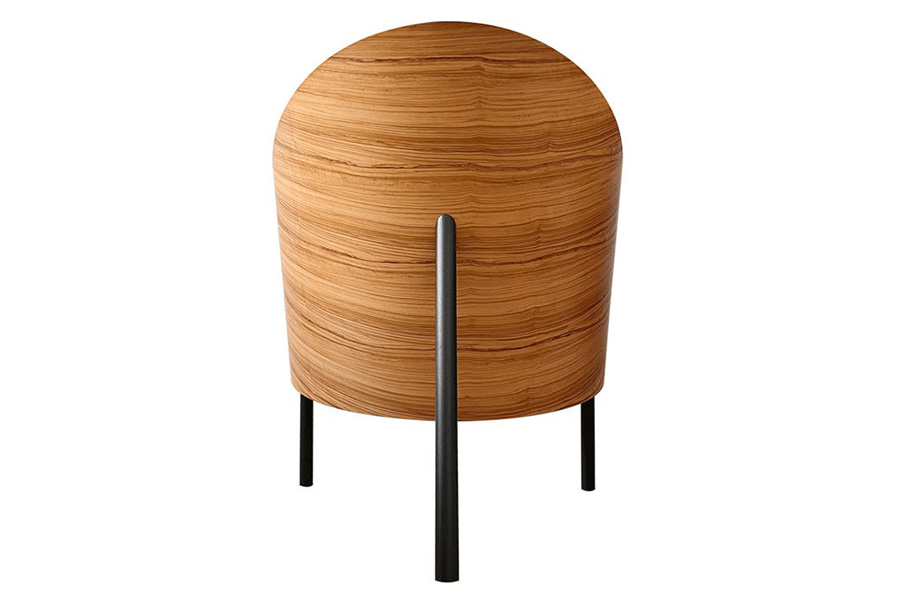 Driade Pratfall Solid Armchair - Natural/Anthracite