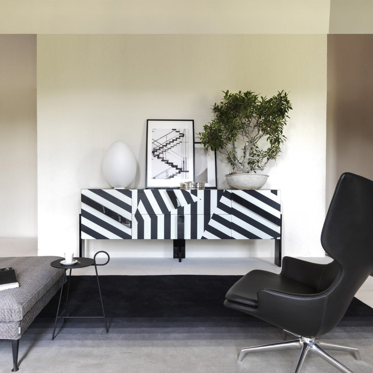 Driade - Ziqqurat Striped Sideboard