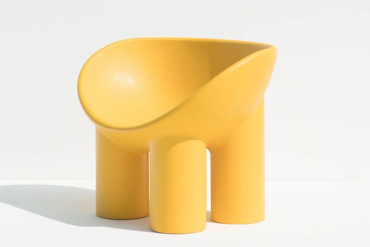 Driade Roly Poly Solid Armchair - Ochre Yellow