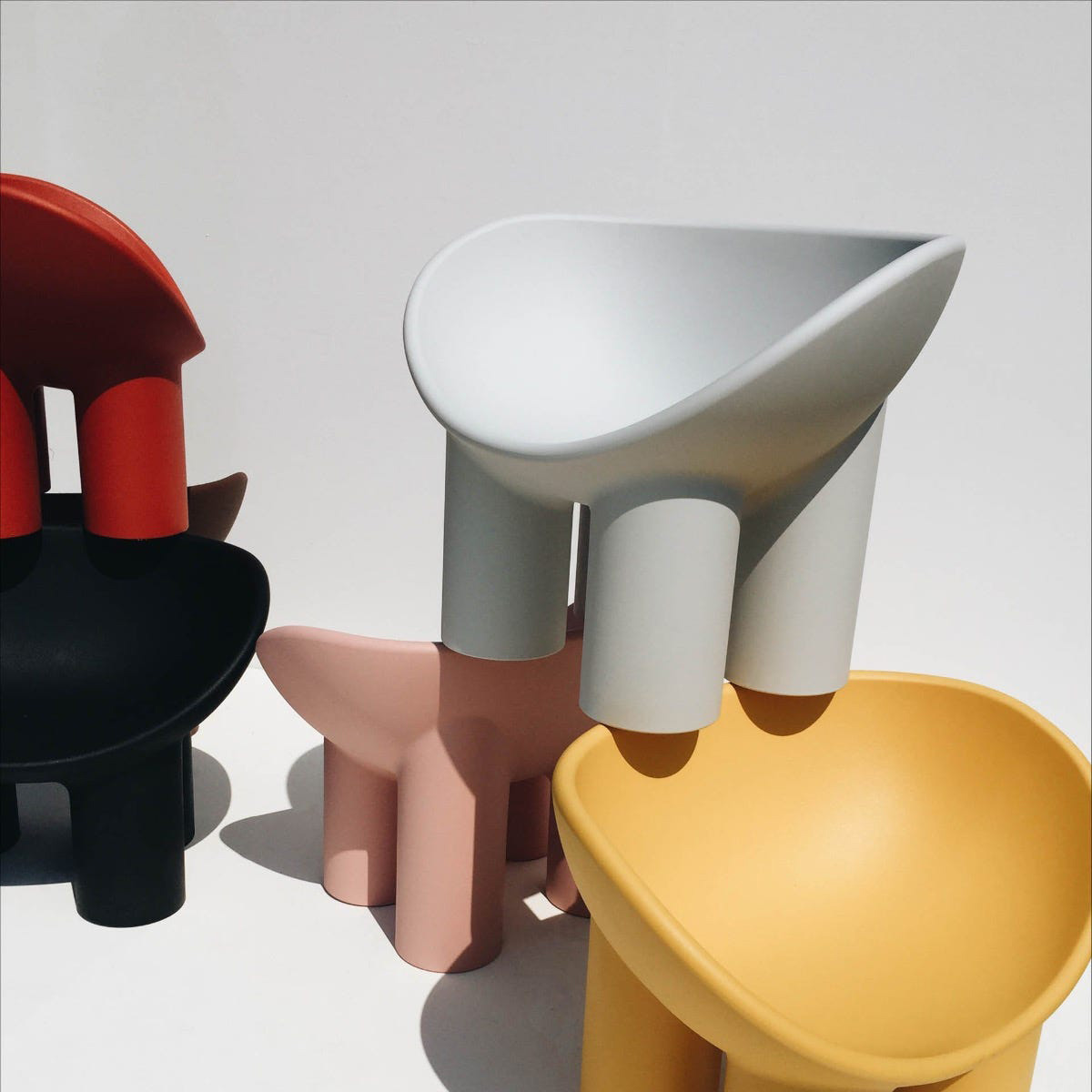 Driade Roly Poly Solid Armchair - Ochre Yellow