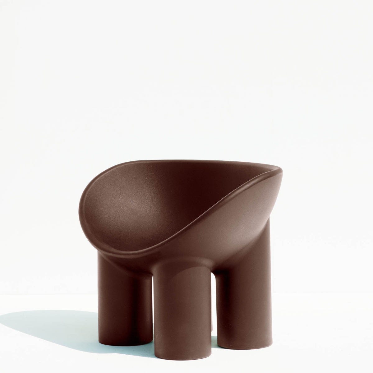 Driade Roly Poly Solid Armchair - Peat