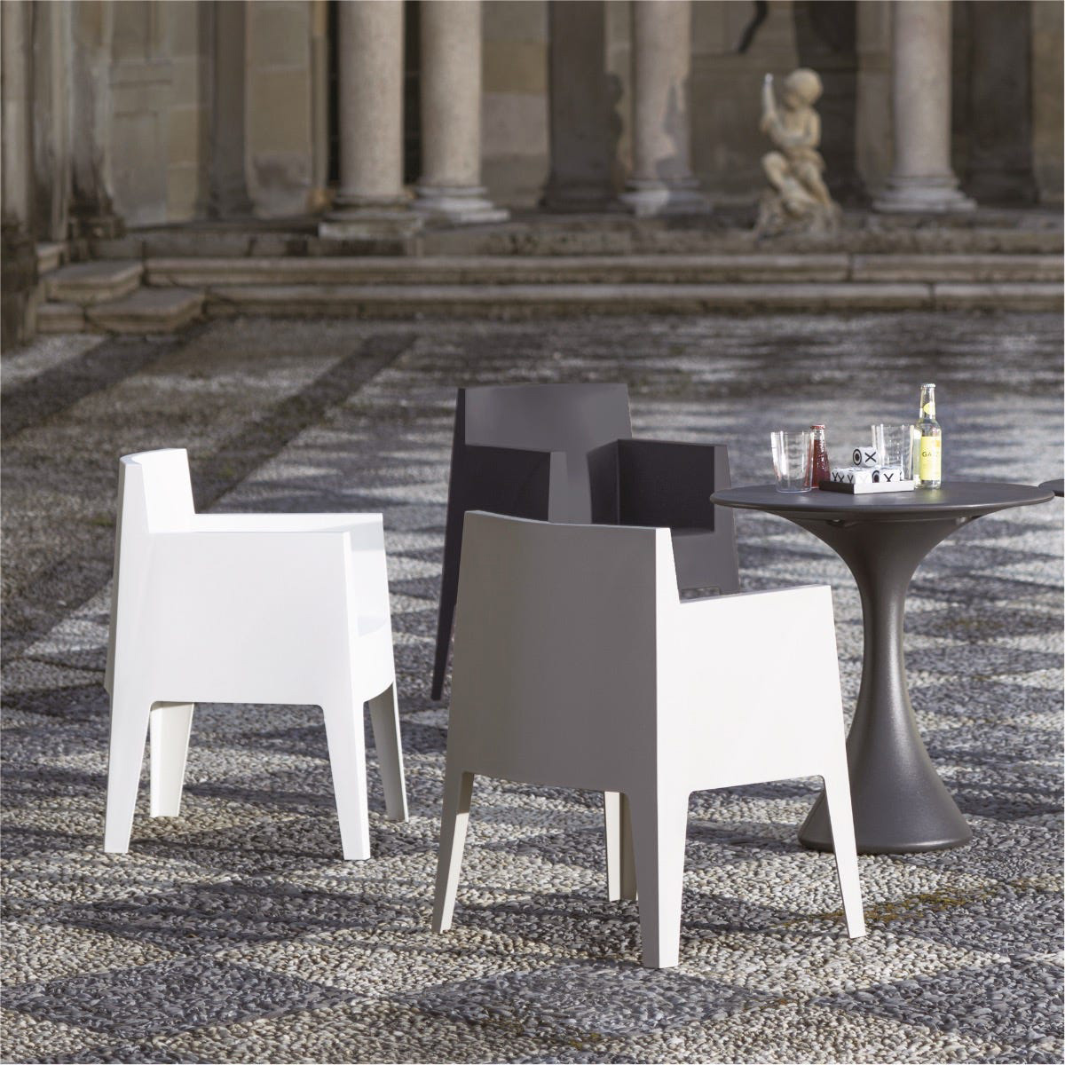 Driade Toy Solid Armchair - White