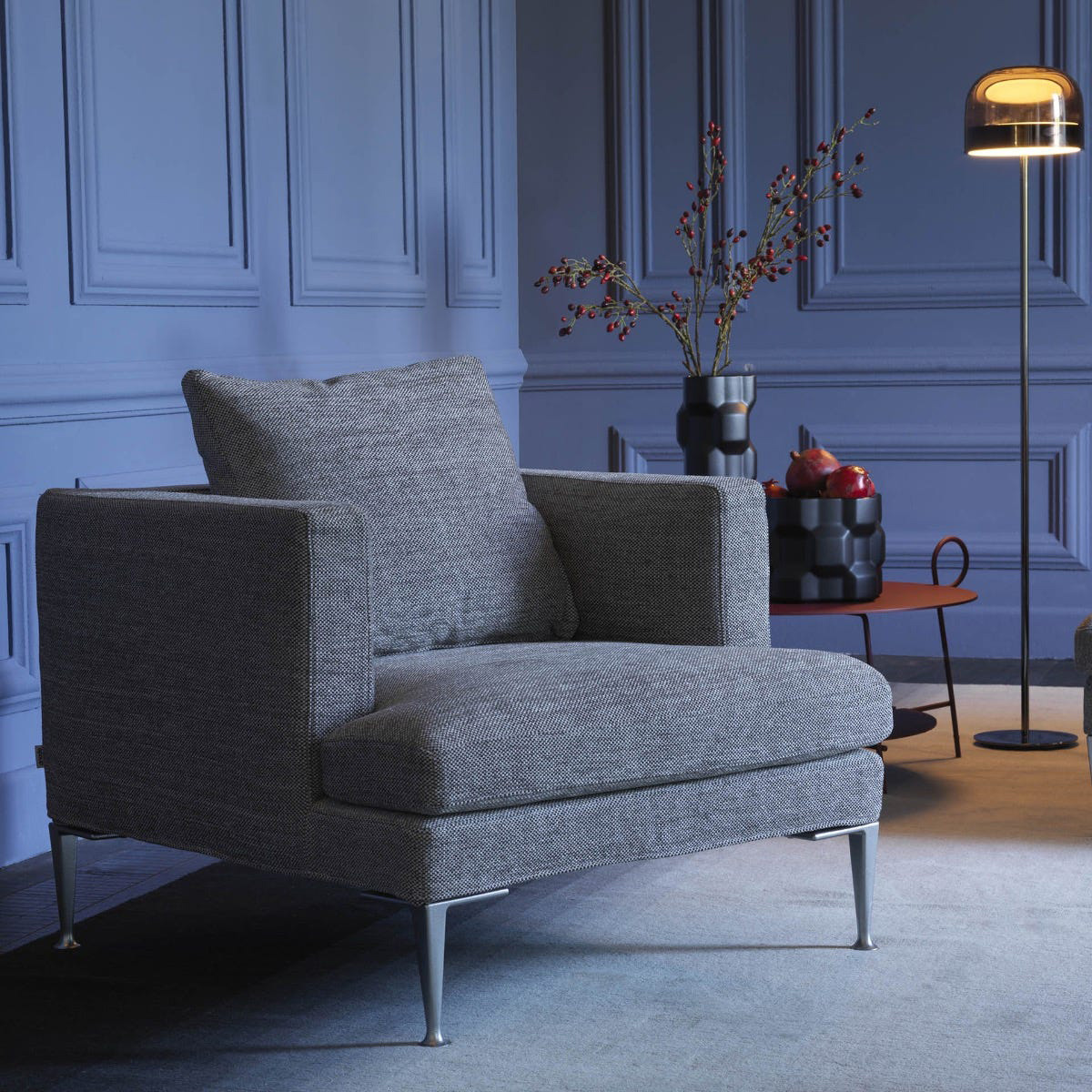 Driade - Lirica Solid Armchair in Light Brown