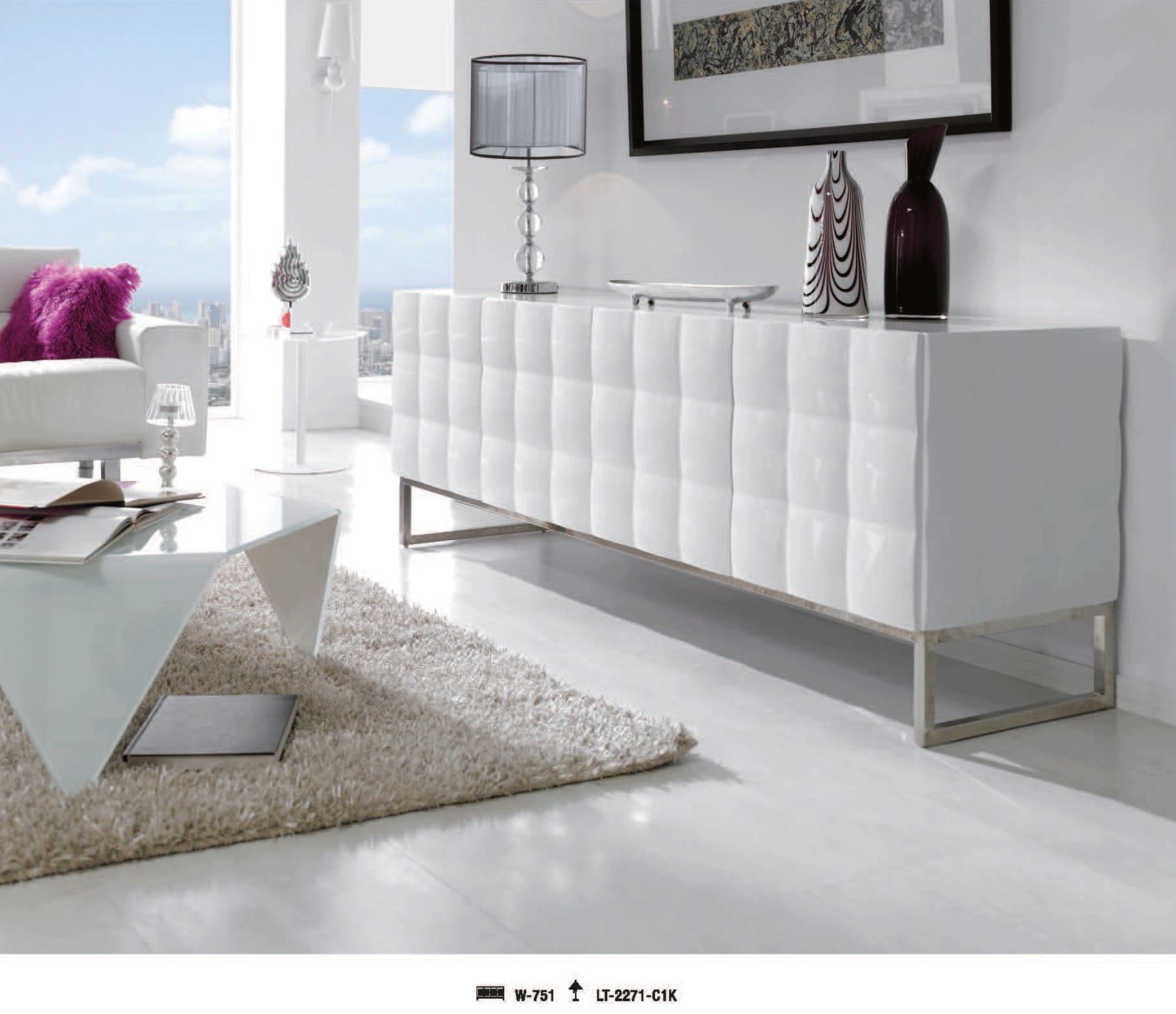 Dupen - W-744 4-Doors High Cabinet