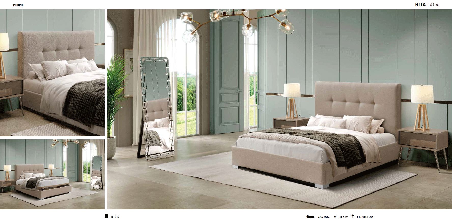 Dupen 404 Rita Bed with storage
