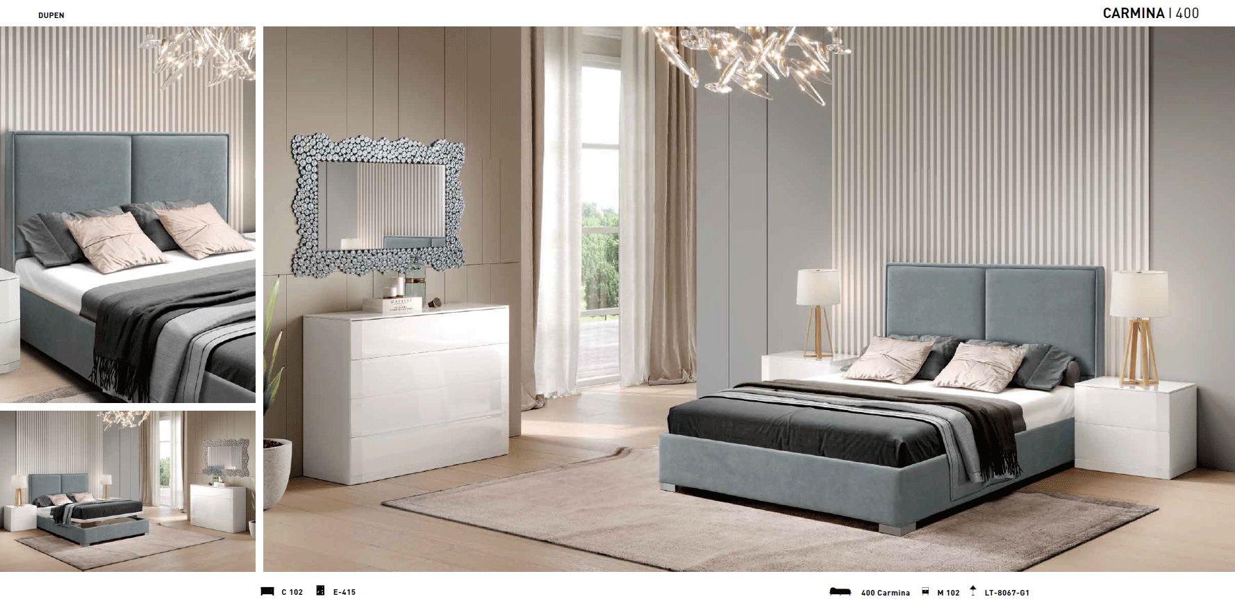 Dupen - 400 Carmina Bed with storage