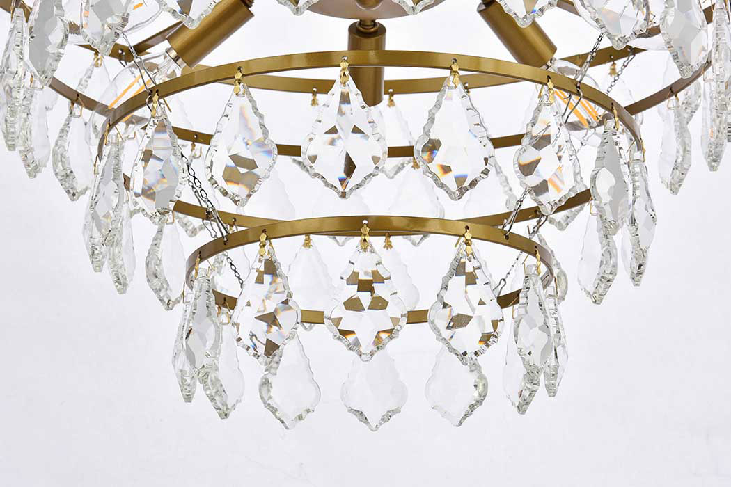Elegant Pendant Light - Brass, L 20" (1101D20BR)