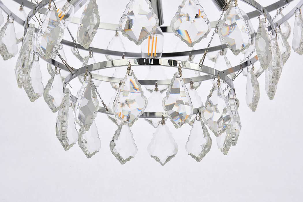 Elegant Pendant Light - Chrome, L 20" (1101D20C)