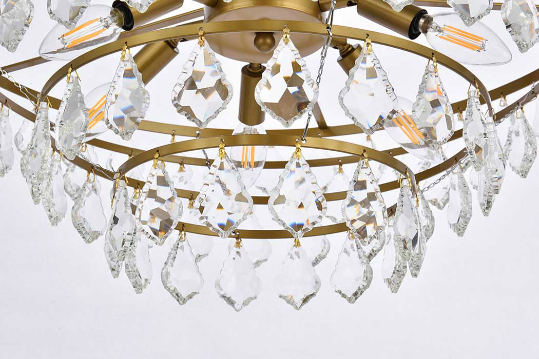 Elegant Pendant Light - Brass, L 24" (1101D24BR)