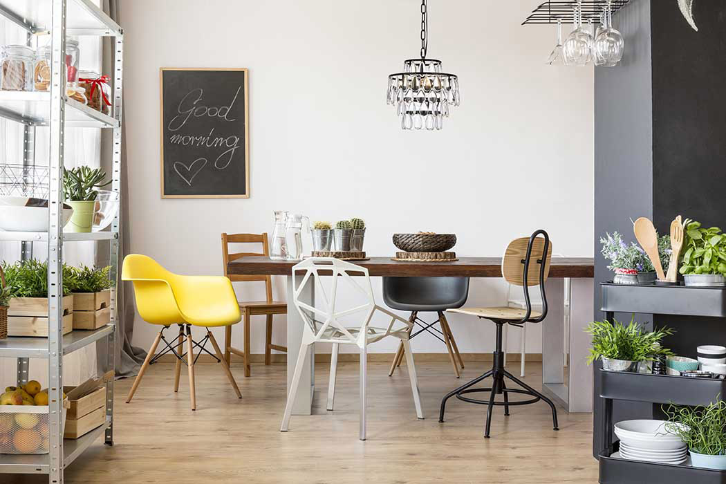 Elegant Pendant Light - Black, L 12" (1102D12BK)